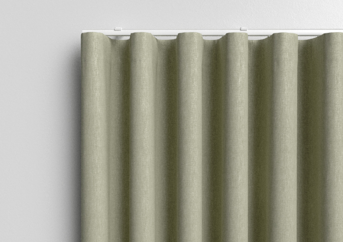 Delicate Chevron, Apple - Made to Measure Curtains - Image 13